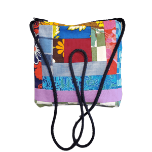 handsewn handbag closeup