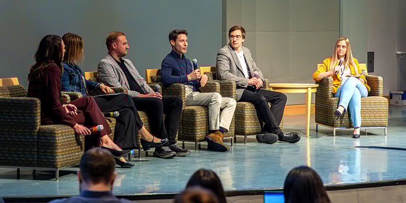 Panelists discussed AI and health sciences education as part of the conference. 