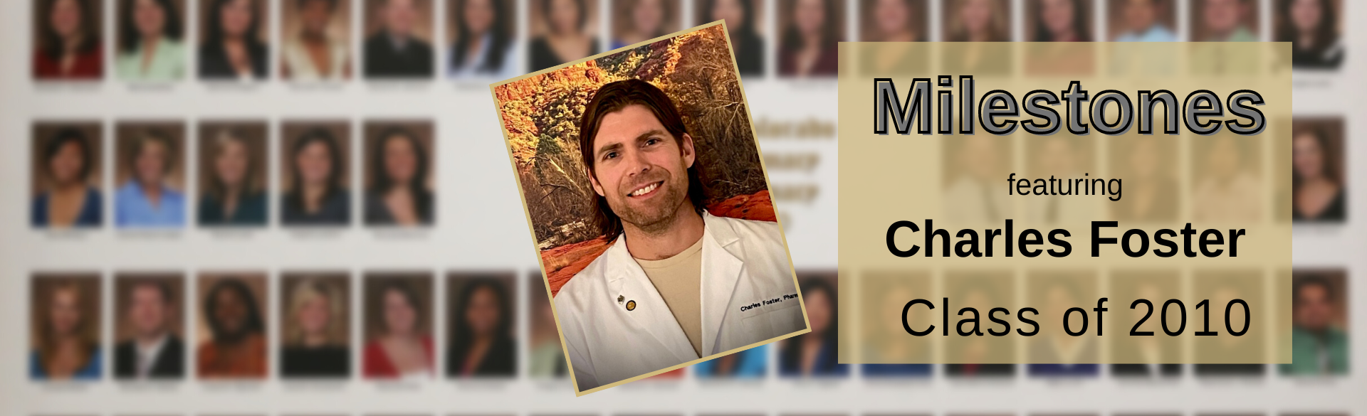 man in white coat smiling