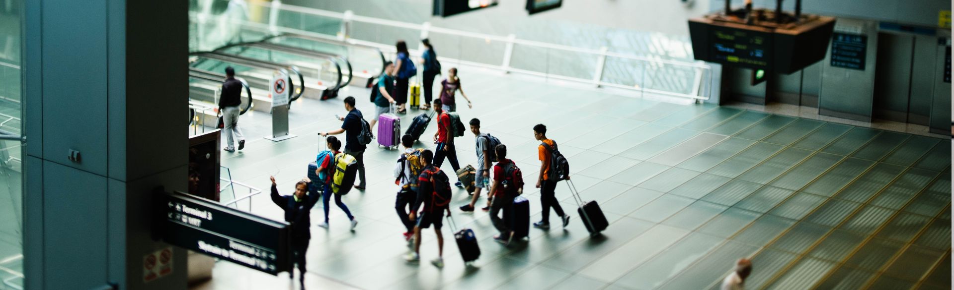 Airport travelers
