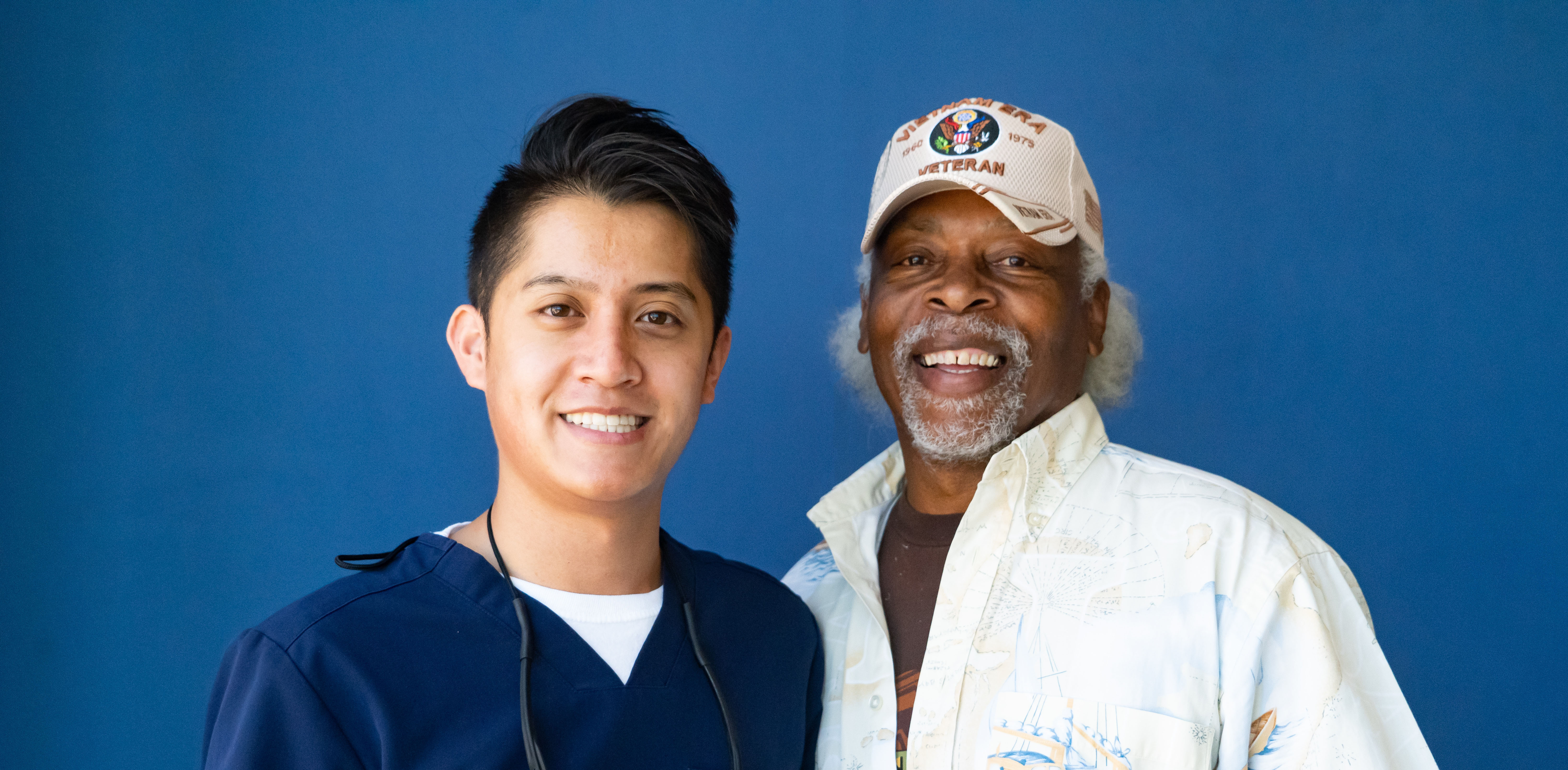 CU Dental student and patient together