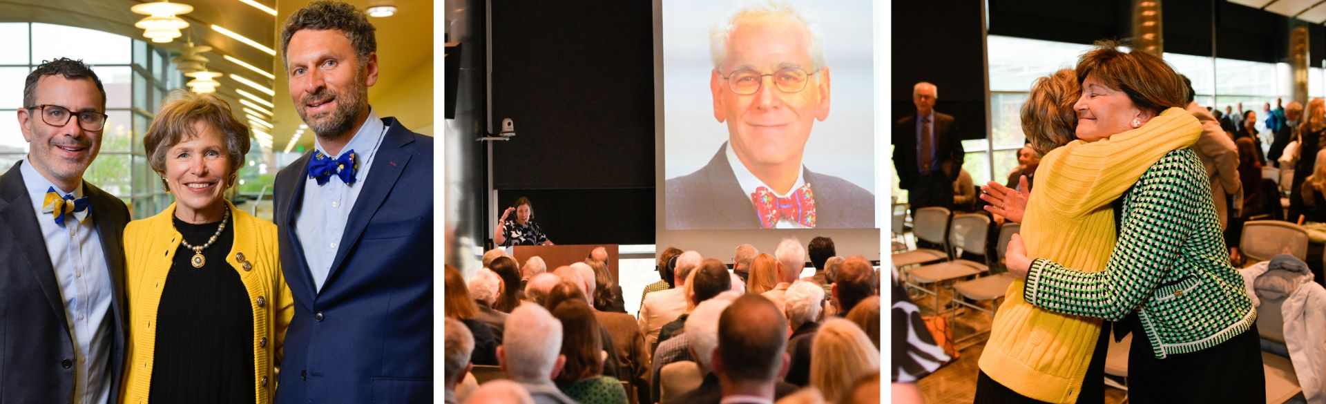 Trifold of photos from campus tribute