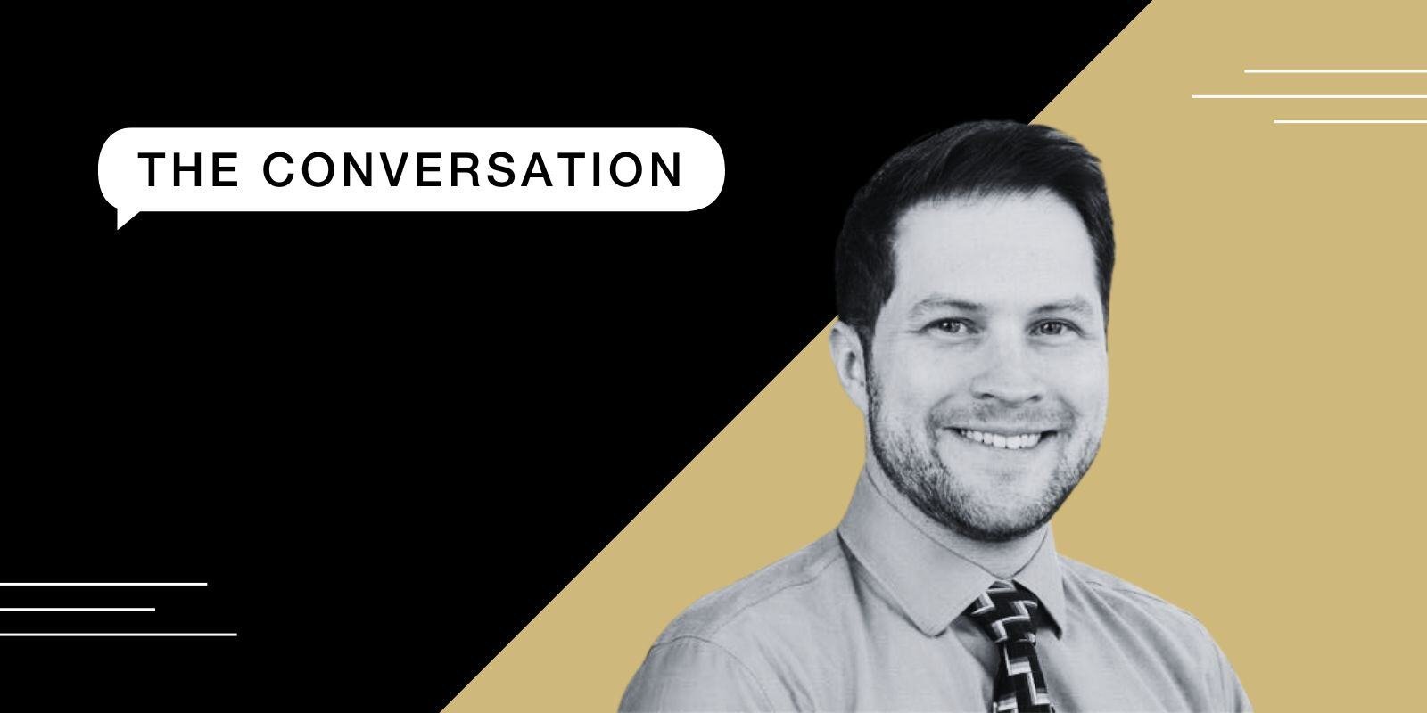 Photo of Dan Pastula, MD with The Conversation logo