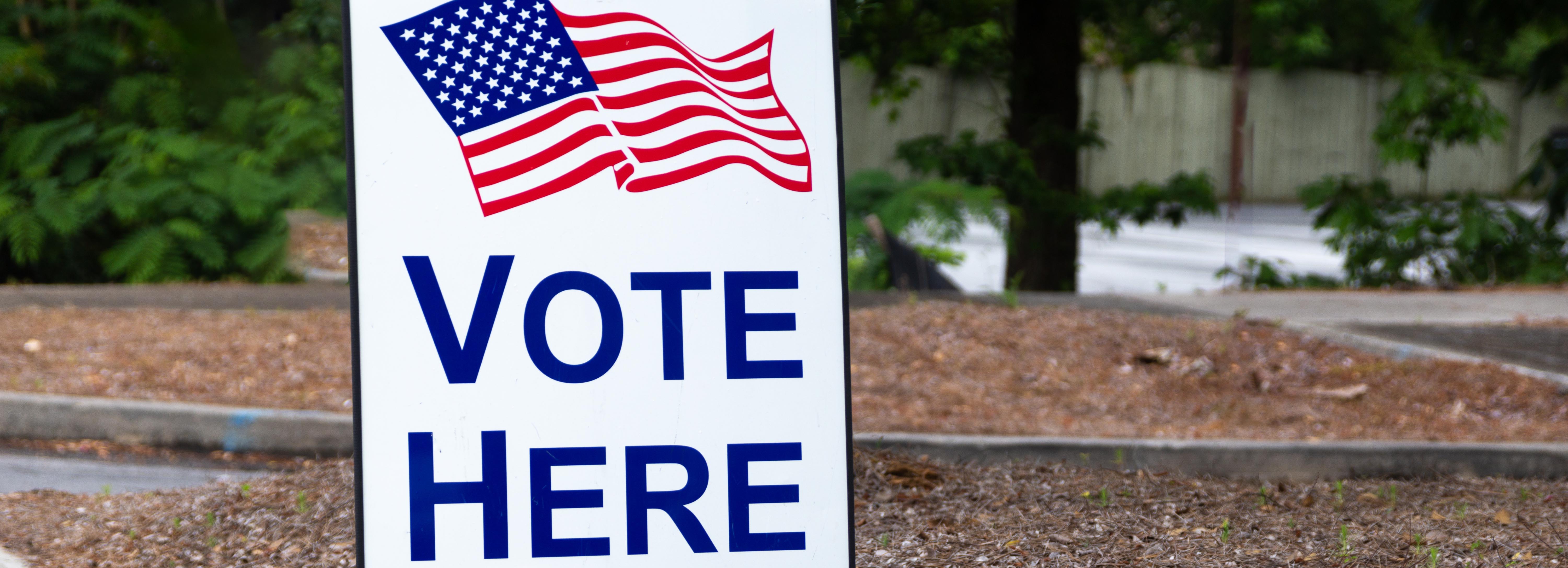 Voting center and ballot drop box